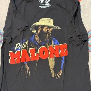 Post Malone Black Graphic Tee - Short Sleeve